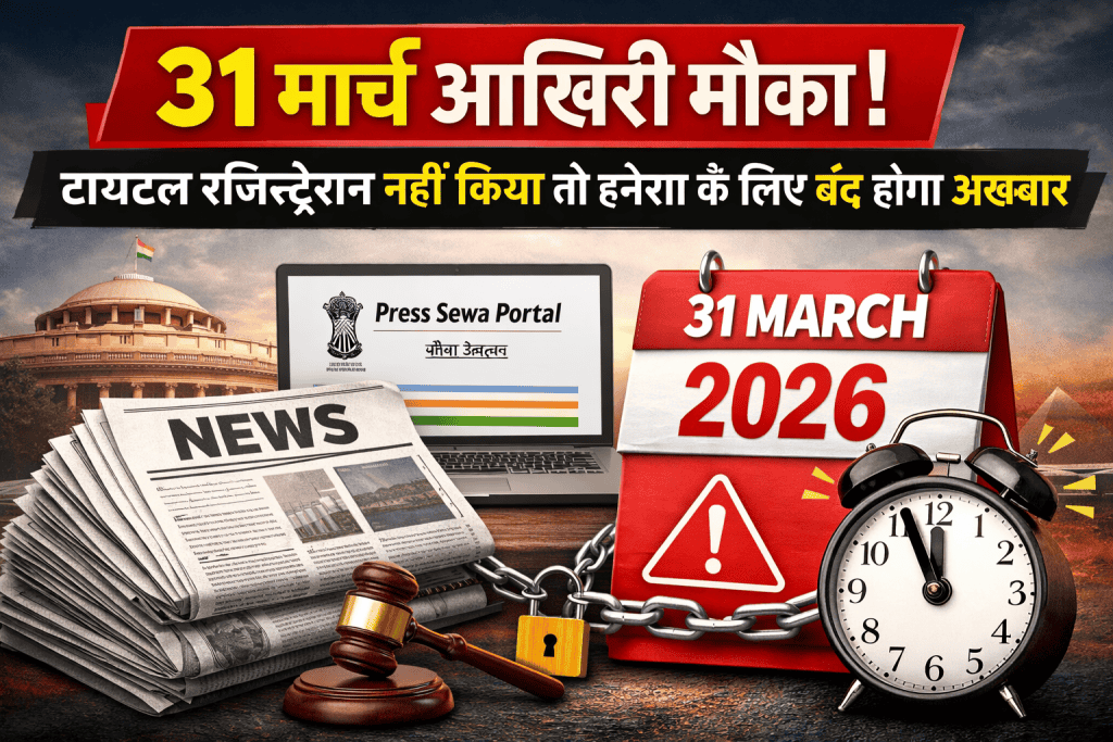 newspaper title registration last date 2026