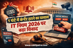 “1 घंटे में कंटेंट हटाने का कानून? IT नियम 2026 पर बड़ा विवाद
