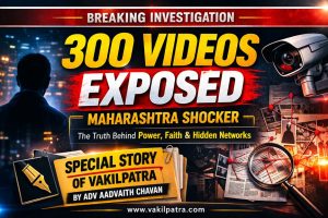 Maharashtra scandal 300 videos exposed investigation by Vakilpatra Adv Aadvaith Chavan