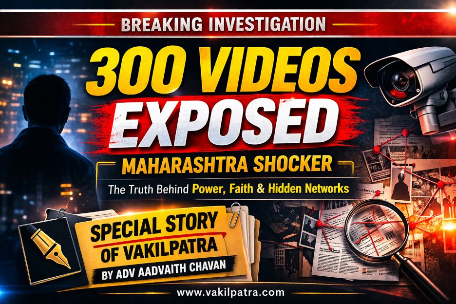 Maharashtra scandal 300 videos exposed investigation by Vakilpatra Adv Aadvaith Chavan