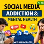 Social Media Addiction and Mental Health effects on young people causing anxiety and stress