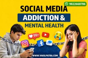 Social Media Addiction and Mental Health effects on young people causing anxiety and stress
